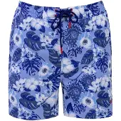 Frozen Cape Badeshorts "Badehose RIBEIRA", Herren, Gr. S, N-Gr, blau, Casual, Badehosen Badeshorts, mit integrierten Kompressionsshorts
