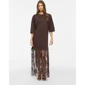 Vila Vikata Spitzen Maxikleid