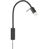 FISCHER&HONSEL GMBH LED-Wandlampe Seng, flexibler Arm, mit Diffusor