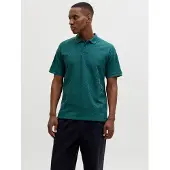 Jack & Jones "JJEAUSTIN POLO SS NOOS" Materialmix, regular fit