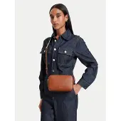Calvin Klein Handtasche Foil Logo Elongated Camera Bag LV04F3276G Braun