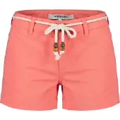 Alife & Kickin Shorts , Damen, Gr. L, Normalgrößen, rosa (ocean coral), 95% Baumwolle, 5% Elasthan, Hosen Shorts, leichte Kurzhose aus Baumwoll-Materialmix mit Regular Fit