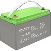Qoltec 53077 Batterie de gel de deep cycle | 12v | 100 ah | 30,5 kg