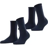 Esprit "Basic Pure" 2 Paar, 2 Paar tlg. ohne einschneidendes Bündchen, Basic-Socke, Uni-Strümpfe atmungsaktiv