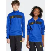 Adidas "TIRO 25 ESSENTIALS KIDS TRAININGSOBERTEIL" für Kinder, mit Reißverschluss, ohne Ausschnitt