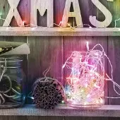 HomeShopXL Lichterkette – 50 LED-Leuchten