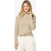 Super.natural W Split Brush Turtleneck white pepper (X82) XS