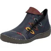 Rieker Schlupfboots, Slipper mit bunten Applikationen seitlich