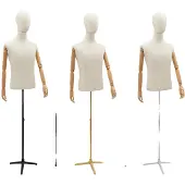 OEM Männliche Schneiderpuppe, höhenverstellbar, langlebige Konstruktion, LeinenGold