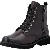 Remonte Blockabsatz, Stiefelette, Schnürboots, im modischen Used Look