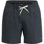 Quiksilver Stretch Printed Volley 16 Black Mini Mayhem L
