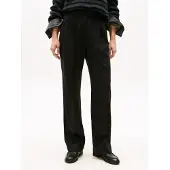 Tommy Hilfiger "TIMELESS WOOL RLXD STRT PANT" mit Wolle