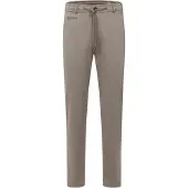 Bugatti Chinohose , Herren, Gr. 32, Länge 34, beige (40, beige), 88% Polyester, 8% Viskose, 4% Elasthan, unifarben, slim fit, Hosen Chinohose, mit Kordelzug