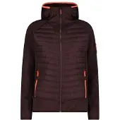 CMP Damen Kapuzensweats lg.Arm Da WOMAN JACKET HYBRID FIX HOOD