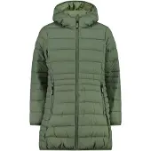 CMP Mantel Kinder Winterjacke oliv Größe 128 Lifestyle Windabweisend Wasserabweisend