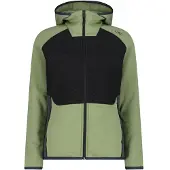CMP Woman Jacket FIX Hood carbone mel-green tea (66UZ) 48