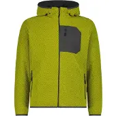CMP MAN Fleece Jacket FIX Hood cardamom (E508) 56