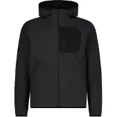 CMP MAN Fleece Jacket FIX Hood antracite (U423) 50