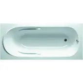 Riho Future Rechteck-Badewanne, Einbau, 1-Sitzer, weiß glänzend, B073001005