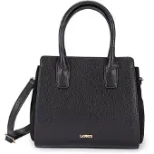 L.credi Damen Handtasche SAKINE Schwarz Synthetik Größe: One Size