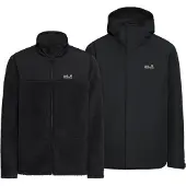 Jack Wolfskin HE STONELITE 3IN1 JKT Herren Kombijacke grün