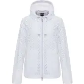 Colmar Hooded Jacket Made BY Sangallo Effect Fabric white (01) 42