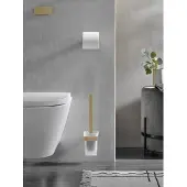 Emco loft Papierhalter ohne Deckel, 050000701, Farbe: Gold Poliert