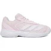 Adidas Tennisschuh PERFORMANCE "COURTFLASH KIDS", Jungen, Gr. 38, rosa (distilled pink, ftwr weiß, ftwr weiß), Synthetik, Textil, Schuhe Tennisschuh, für Hartcourt, All-Court