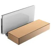 Emco Spiegeltürgriff, ohne Logo, 949701790, Farbe: Bronze gebürstet