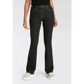 Arizona Bootcut-Jeans , Damen, Gr. 18, K + L Gr, schwarz, Denim/Jeans, Obermaterial: 98% Baumwolle, 2% Elasthan, Basic, comfort fit lang, Jeans Bootcut-Jeans, hohe Leibhöhe