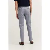 Bugatti Chinohose , Herren, Gr. 40, Länge 30, blau (380, marine), 77% Polyester, 17% Viskose, 6% Elasthan, kariert, normal, Hosen Chinohose, mit Stretchfunktion