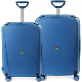 Markenlos Kofferset in Avio Blau (Groß und Mittel)