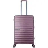Markenlos Lila Reisekoffer 65 cm Polypropylen mit Doppelrollen und TSA-Schloss