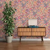 A.S. Création "Retro Chic florale Tapete Mustertapete Retro Blumen" matt strukturiert Vintage Vliestapete für Schlafzimmer Küche Wohnzimmer Floral Design