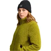 Jack Wolfskin Beanie "PERGAMON BEANIE", Damen, Gr. L, schwarz, Polyester, Mützen Beanie, Strickmütze, winddicht, warm