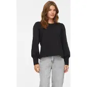 Vila Vivera Rundhals Langärmeliges Sweatshirt