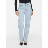 Vila Vikelly Mid Waist Straight Fit Jeans