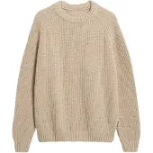Armedangels KIAANO TWEED-STRICKPULLOVER | recycelter Woll-Mix - beige (M)