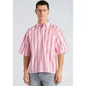 Lindbergh mit Hemdkragen und Knopfleiste / relaxed fit