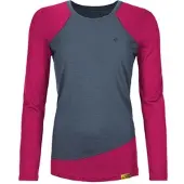 Grüezi Bag Woodwool Longsleeve Lady Phillippa ocean cavern-raspberry red (4020) S