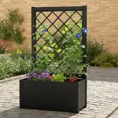 Merkloos Hochbeet mit Pergola für Pflanzen und Gemüse