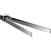 Emco loft Handtuchhalter, 2-armig, schwenkbar, 437mm, 055001641, Farbe: Edelstahl