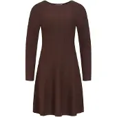 Vila Vivaluni Kurzes Strickkleid