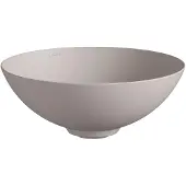 Laufen CHARACTERS Waschtisch-Schale, rund, ohne Hahnloch, ohne Überlauf, 300x300x118mm, H512CA17081121, Farbe: Oyster matt