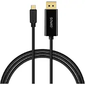 Savio CL-207, 2 m, USB C, 17,28 Gbit/s, Schwarz