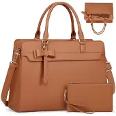 Merkloos Wasserdichte Laptop-Tasche für Frauen mit Clutch