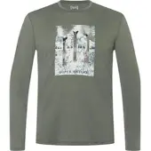 Super.natural M Triple Ski LS eucalyptus/various (18J) L