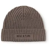 Mini A Ture Matboje Fleece Lined beanie. RWS plum kitten (9710) 8-10y