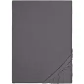 Matratzen Discount Spannbettlaken Winterflausch anthrazit 140 x 190 - 160 x 200 cm