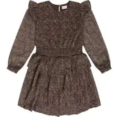 Minymo Dress Dobby plum truffle (2516) 122